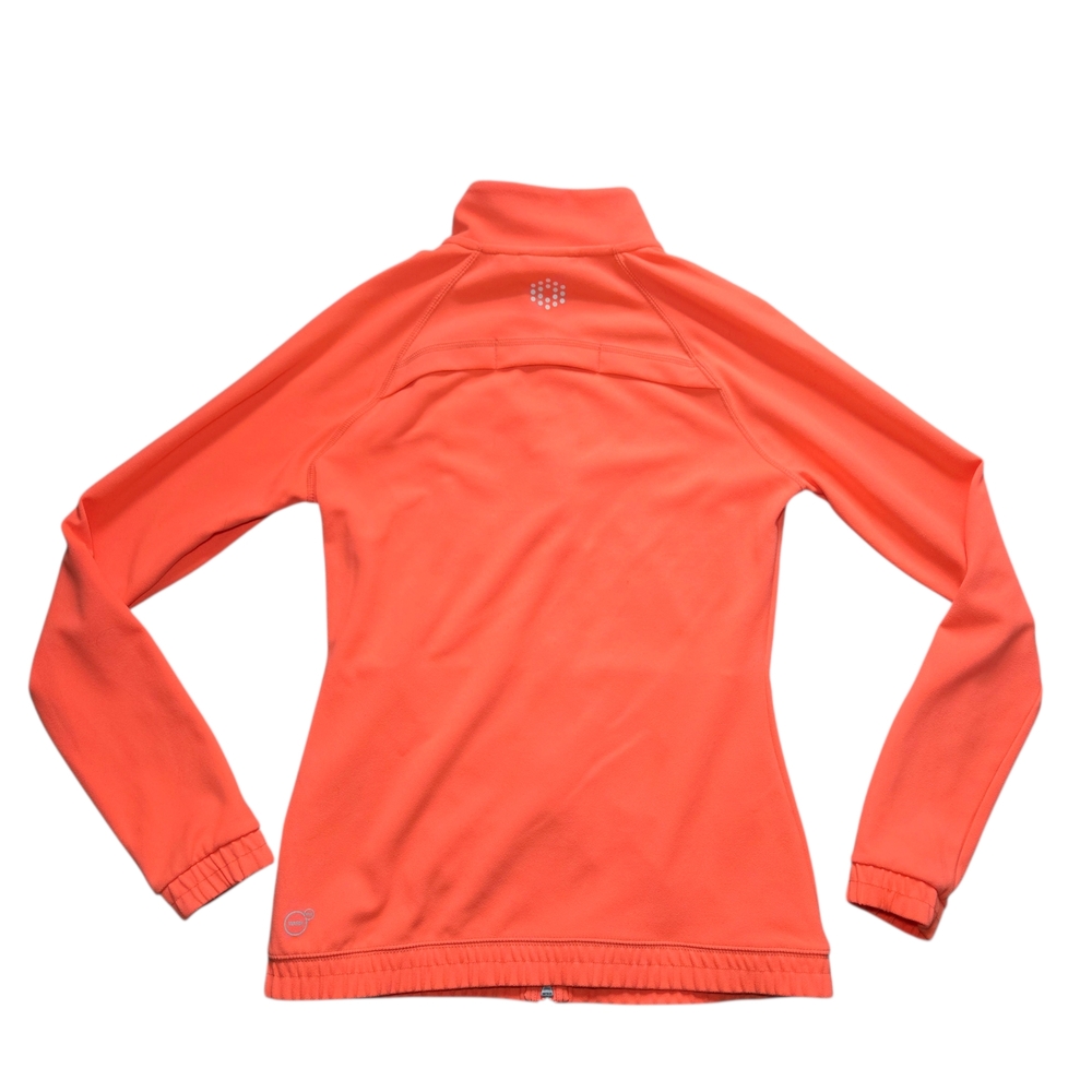 Puma Women's Bright Orange Full-Zip Jacket - Picture 4 of 9